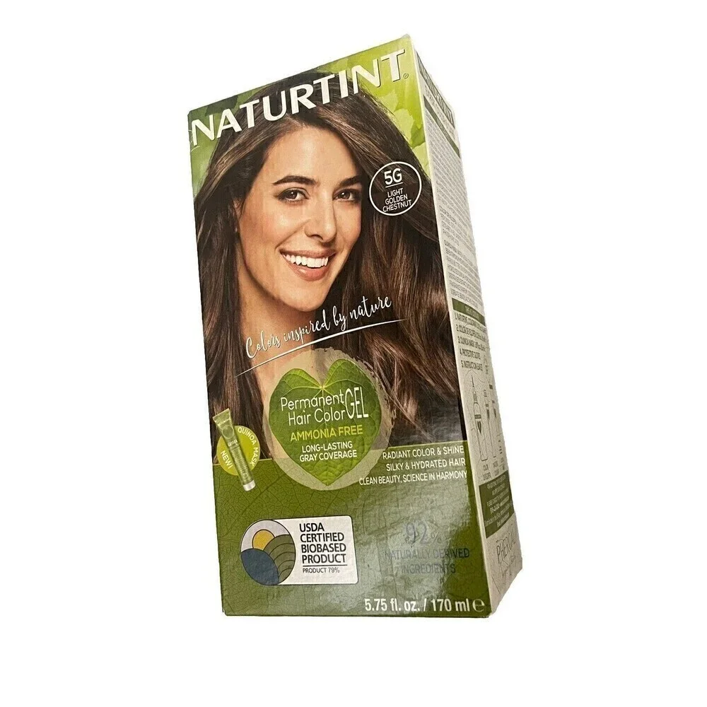 Naturtint - Permanent Hair Color - 5G Light Golden Chestnut -5.75 Oz